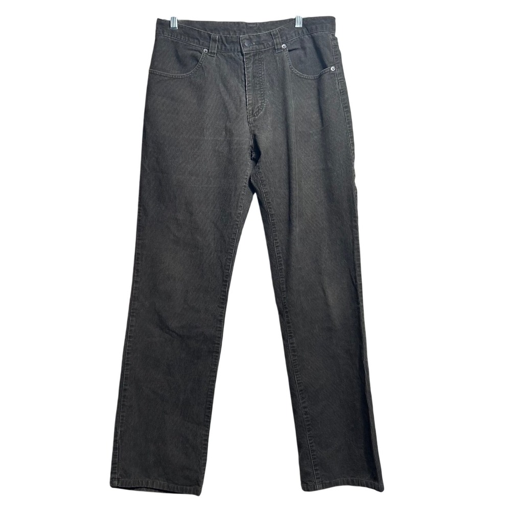 Patagonia Mens Organic Cotton Corduroy Pants Brown Straight Leg Size 33